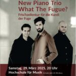 Zonta Würzburg Konzert: New Piano Trio: What The Fugue?